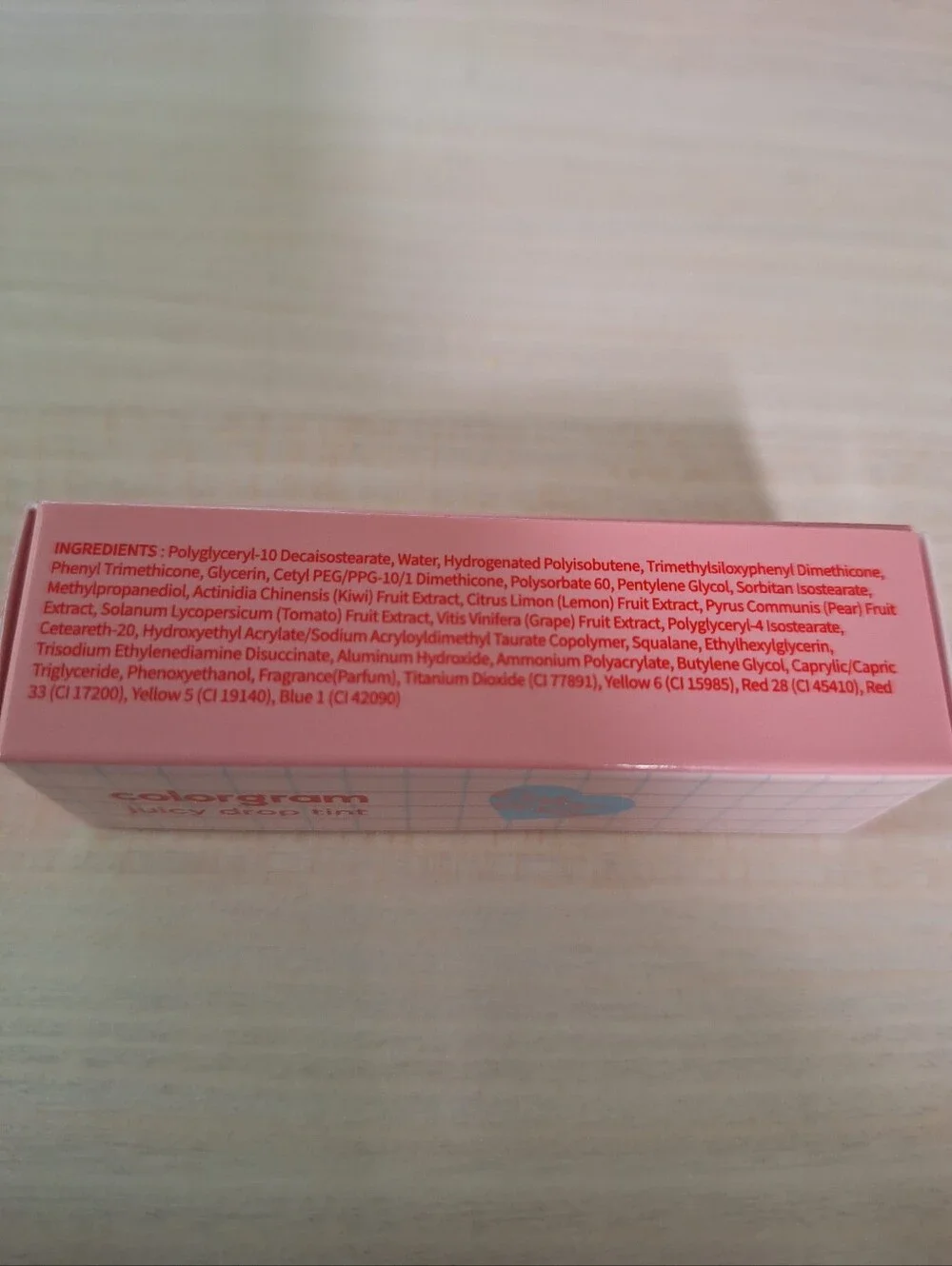 COLORGRAM Juicy Drop Tint 03 Litchi Luster | Juicy Lip Gloss, Glowing Lip Stain